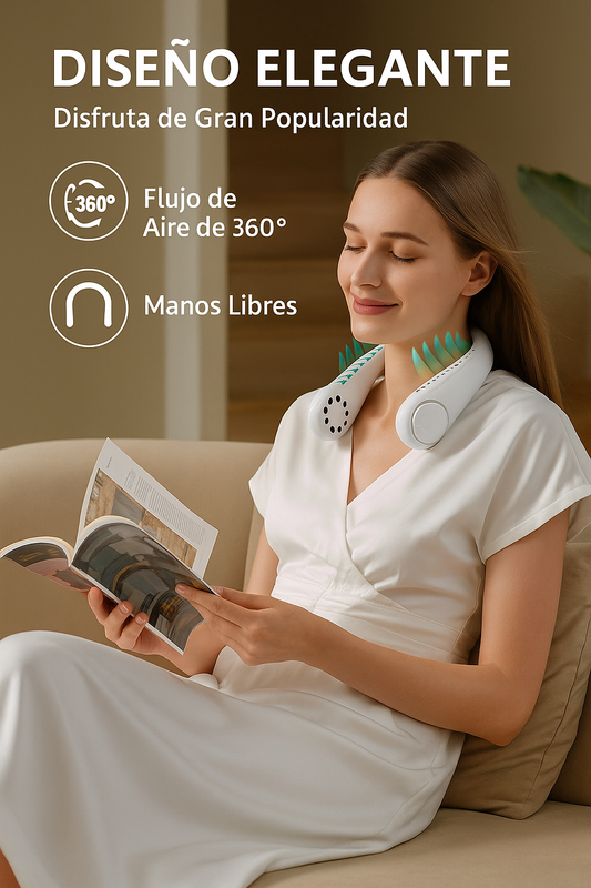Portable neck fan