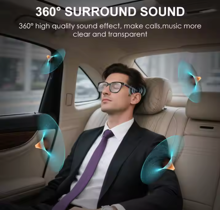 SG-19 Pro Smart Glasses BT – Smart Glasses with Bluetooth, Speakers, and Interchangeable Lenses
